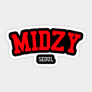 Kpop Itzy MIDZY Fandom Sticker